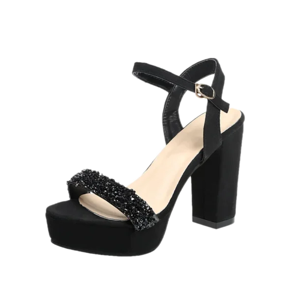 New Fashion Summer Sexy Heel 11 Cm Dance Shoes Party High Heels Women's Platform Sandals Open Toe